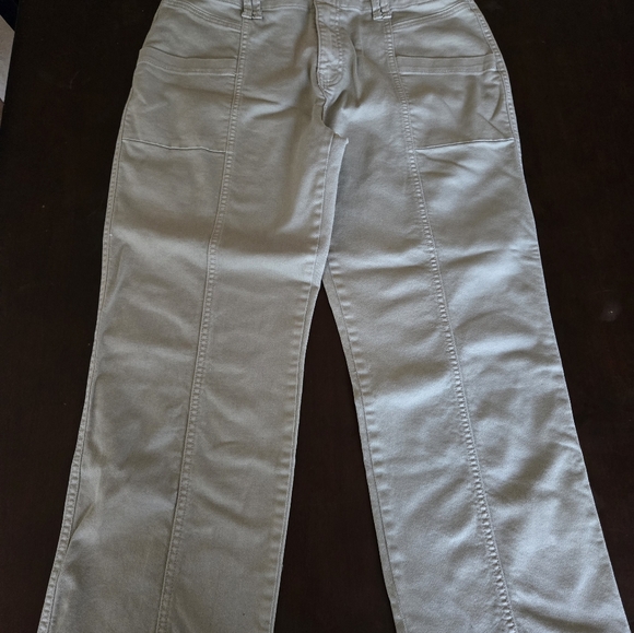 KanCan Women's Light Olive Green Straight Leg Ankle Jeans - Picture 6 of 6